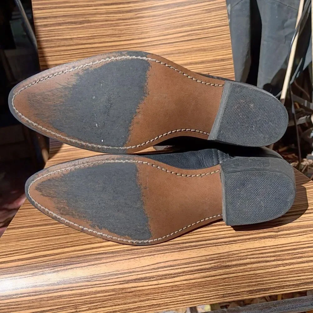 Unbranded Men's Black Western Boots